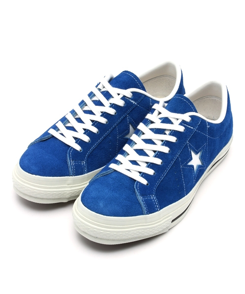 BEAMS BOY(ビームスボーイ)の「CONVERSE / ワンスター J SUEDE(スニーカー・レディース・ブルー・5/5h/6/4h/6h)」の1枚目の写真