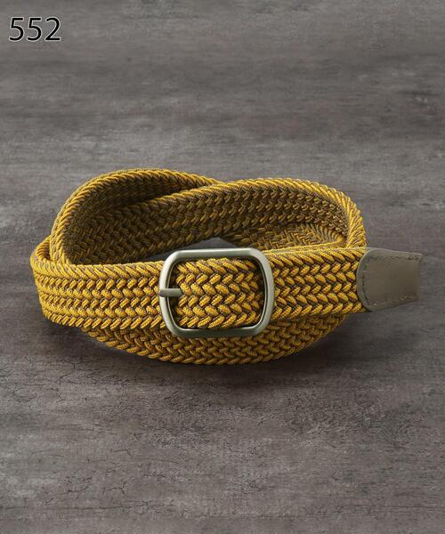 TAKEO KIKUCHI（タケオキクチ）の「◆リバーシブル ゴムメッシュベルト（ベルト・メンズ・ホワイト系7/ブラック系4/ベージュ系4/ネイビー系4・00）」の14枚目の写真