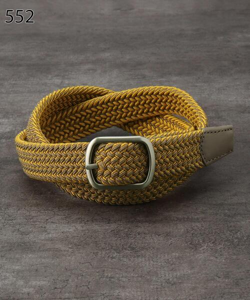 TAKEO KIKUCHI（タケオキクチ）の「◆リバーシブル ゴムメッシュベルト（ベルト・メンズ・ホワイト系7/ブラック系4/ベージュ系4/ネイビー系4・00）」の15枚目の写真