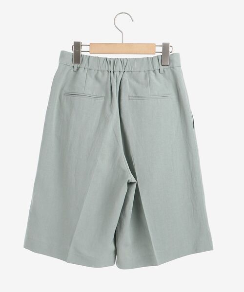 le.coeur blanc（ルクールブラン）の「麻クロスハーフパンツ（その他パンツ・レディース・ライトグリーン/サンドベージュ・38）」の5枚目の写真