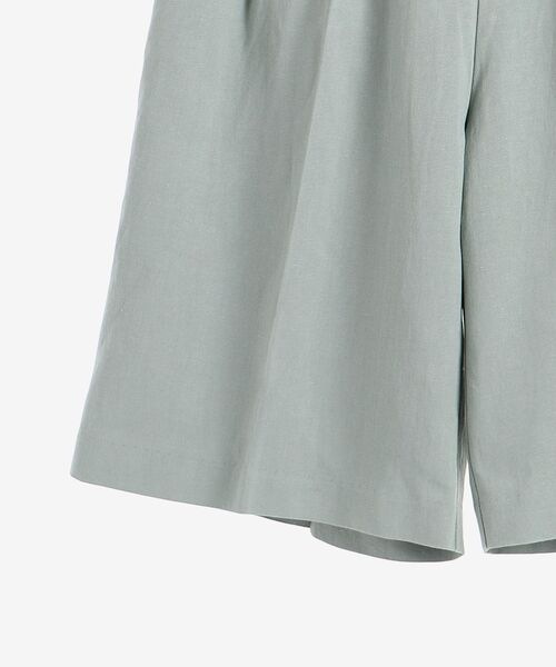 le.coeur blanc（ルクールブラン）の「麻クロスハーフパンツ（その他パンツ・レディース・ライトグリーン/サンドベージュ・38）」の8枚目の写真