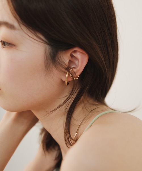 Kastane（カスタネ）の「【fiw.】変形イヤカフSET（イヤーカフ・レディース・シルバー/ゴールド・FREE）」の6枚目の写真