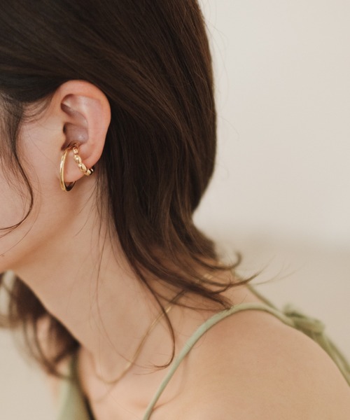 Kastane（カスタネ）の「【fiw.】変形イヤカフSET（イヤーカフ・レディース・シルバー/ゴールド・FREE）」の7枚目の写真