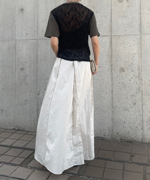 Ezick（エジック）の「バックレースTee（Tシャツ/カットソー・レディース・ブラック/チャコールグレー・FREE）」の13枚目の写真