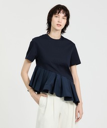 ESTNATION - エストネーション♡ペプラムカットソー 新品未使用 ESTNATION ESTNATION(エストネーション) 22SS コットンスムース