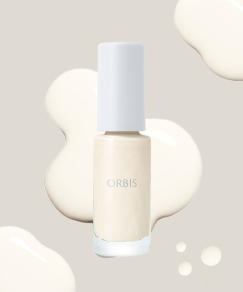 ORBIS（オルビス）の「ORBIS ネイルポリッシュ（マニキュア/ジェルネイル・レディース・ドライローズ/セージグリーン/マドンナリリー/ムーンスプライト/メープルウッド/スターリースカイ/ホリデーカフェ/ベリージャム/サンベイズ/モーニングサン/シャイニーデイ/シャイニングスノー/レディブランデー/トゥインクルナイト/ミンティタフタ/ライラックチュール/コーラルサテン/フューシャオーガンジー/ラピスラズリナイト/アンティークブロンズ/ライチソルベ/ミンティーミルク・FREE）」の2枚目の写真