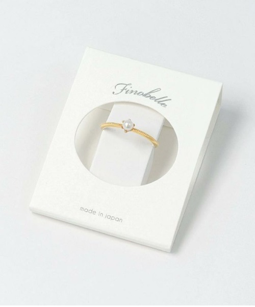 Three Four Time(スリーフォータイム)の「【Finobelle】厚メッキ×シェルパールリング #11(リング・レディース・シルバー/ゴールド・FREE)」の5枚目の写真