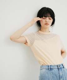 【サステナブル】シアーコンビプルオーバー