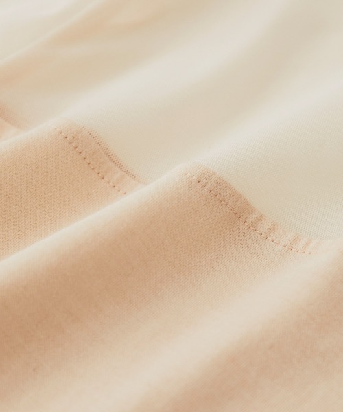 ADAM ET ROPE'（アダムエロペ）の「【サステナブル】シアーコンビプルオーバー（Tシャツ/カットソー・レディース・ホワイト/ブラック/クリーム・FREE）」の17枚目の写真