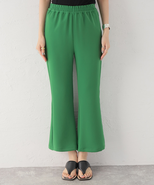 JOURNAL STANDARD（ジャーナルスタンダード）の「ツイルダブルクロスイージーフレアパンツ（その他パンツ・レディース・ブラック/グリーン・38/36）」の11枚目の写真