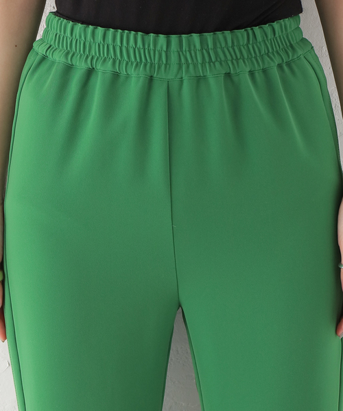 JOURNAL STANDARD（ジャーナルスタンダード）の「ツイルダブルクロスイージーフレアパンツ（その他パンツ・レディース・ブラック/グリーン・38/36）」の14枚目の写真