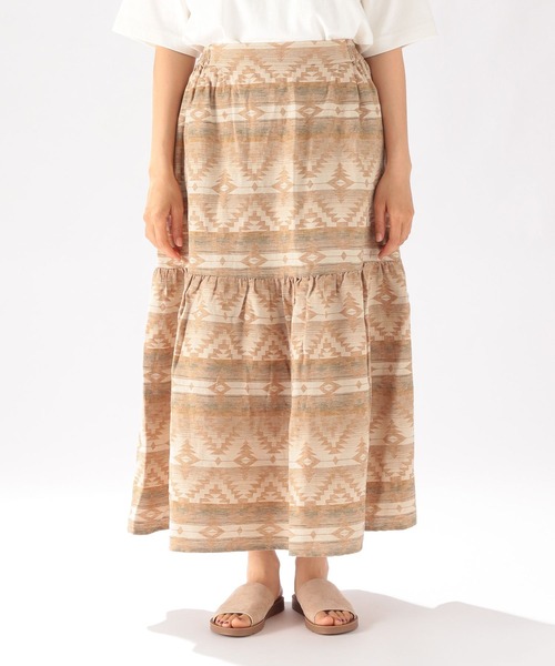 PENDLETON(ペンドルトン)の「【PENDLETON(ペンドルトン)】別注ティアードスカート(スカート・レディース・ライトベージュ・MEDIUM/LARGE)」の5枚目の写真
