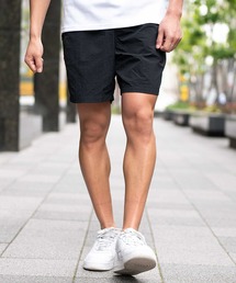 総柄ナイロンバギー ショーツ 水陸両用 ハーフパンツ メンズ
