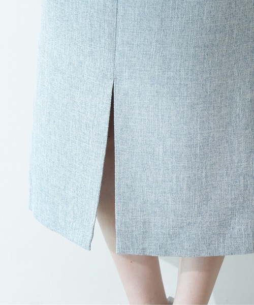 N.(N. Natural Beauty Basic)(エヌエヌナチュラルビューティーベーシック)の「【S Size Line】◆ウォッシャブルツイードポケットタイトスカート(スカート・レディース・ベージュ/ブルー/イエロー・SMALL/MEDIUM)」の17枚目の写真