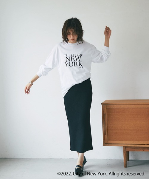 GOOD ROCK SPEED(グッドロックスピード)の「GOOD ROCK SPEED/NEW YORK L/S Tシャツ(Tシャツ/カットソー・レディース・ホワイト/ネイビー/ピンク・FREE)」の17枚目の写真