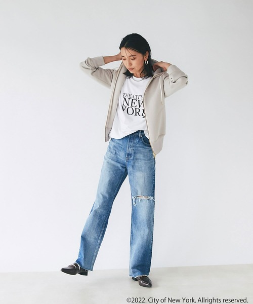 GOOD ROCK SPEED(グッドロックスピード)の「GOOD ROCK SPEED/NEW YORK L/S Tシャツ(Tシャツ/カットソー・レディース・ホワイト/ネイビー/ピンク・FREE)」の15枚目の写真