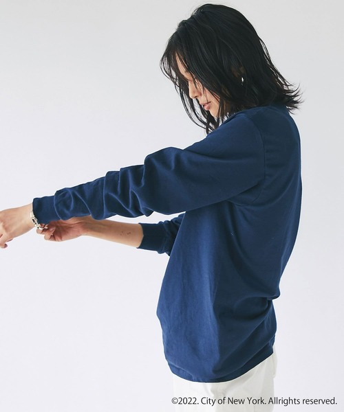 GOOD ROCK SPEED(グッドロックスピード)の「GOOD ROCK SPEED/NEW YORK L/S Tシャツ(Tシャツ/カットソー・レディース・ホワイト/ネイビー/ピンク・FREE)」の18枚目の写真