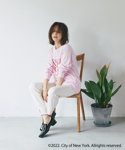 GOOD ROCK SPEED(グッドロックスピード)の「GOOD ROCK SPEED/NEW YORK L/S Tシャツ(Tシャツ/カットソー・レディース・ホワイト/ネイビー/ピンク・FREE)」の22枚目の写真