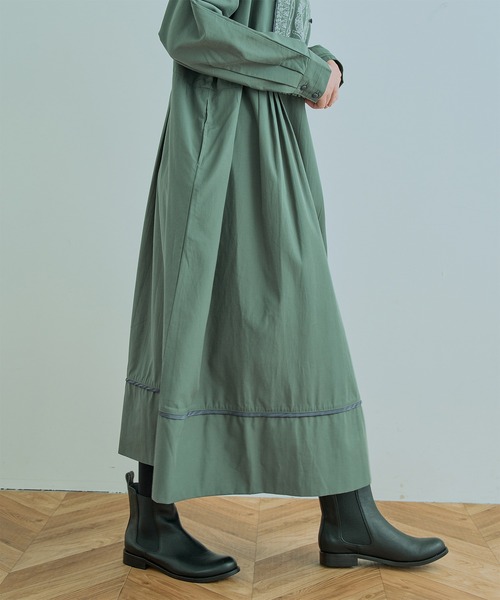 Kelen(ケレン)の「「KELEN / ケレン」YERY / EMBROIDERY DESIGN DRESS(ワンピース・レディース・チャコールグレー/ブラック/ライトグリーン・S/M)」の12枚目の写真