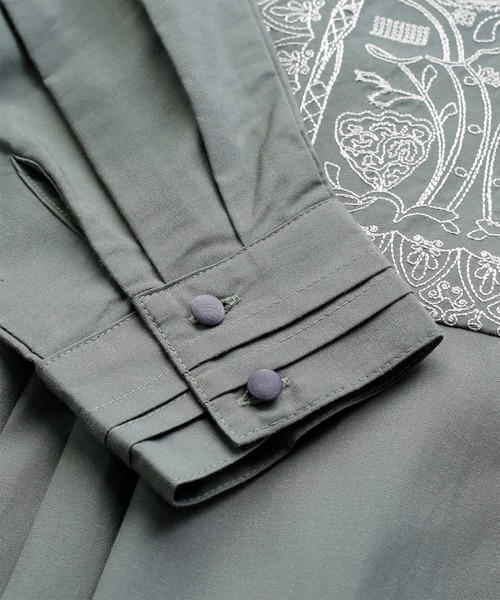 Kelen(ケレン)の「「KELEN / ケレン」YERY / EMBROIDERY DESIGN DRESS(ワンピース・レディース・チャコールグレー/ブラック/ライトグリーン・S/M)」の15枚目の写真