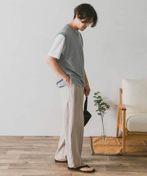 URBAN RESEARCH DOORS(アーバンリサーチドアーズ)の「インディゴライクVネックベスト(ベスト・メンズ・ブラック/グレー/インディゴブルー/ブルー・MEDIUM/LARGE)」の21枚目の写真