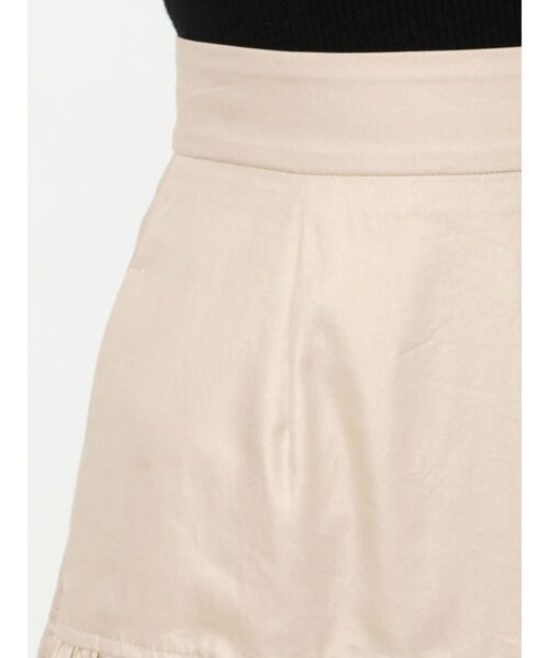 LAGUNAMOON(ラグナムーン)の「チンツギャザーマキシスカート(スカート・レディース・ブラック/ベージュ/カーキ・SMALL/MEDIUM)」の4枚目の写真