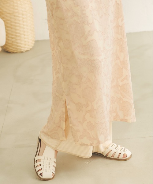 Ambre Neige(アンブルネージュ)の「オパールシアーキャミワンピース/【WEB/EC限定商品】(ワンピース・レディース・ブラック/ライトピンク/ライトベージュ・FREE)」の11枚目の写真
