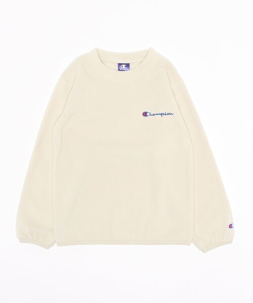 Champion(チャンピオン)の「Champion/チャンピオン キッズ フリースクルーネックトップス(その他トップス・キッズ・ネイビー/アイボリー/ブラック・120cm/130cm/140cm/150cm/160cm)」の14枚目の写真