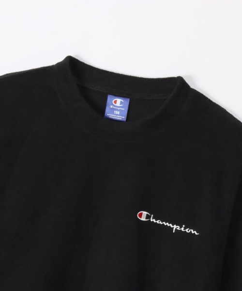 Champion(チャンピオン)の「Champion/チャンピオン キッズ フリースクルーネックトップス(その他トップス・キッズ・ネイビー/アイボリー/ブラック・120cm/130cm/140cm/150cm/160cm)」の5枚目の写真