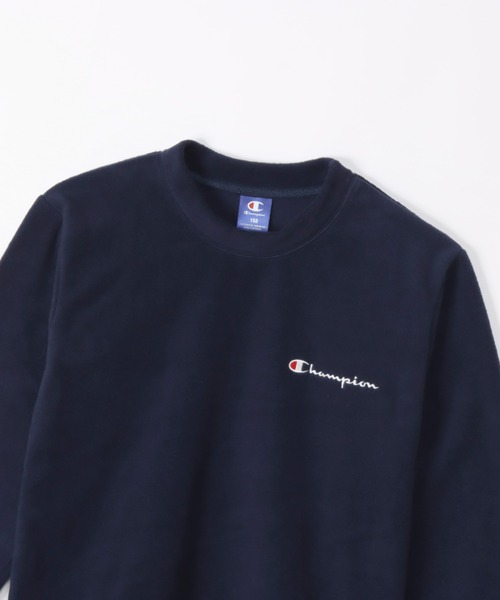 Champion(チャンピオン)の「Champion/チャンピオン キッズ フリースクルーネックトップス(その他トップス・キッズ・ネイビー/アイボリー/ブラック・120cm/130cm/140cm/150cm/160cm)」の11枚目の写真