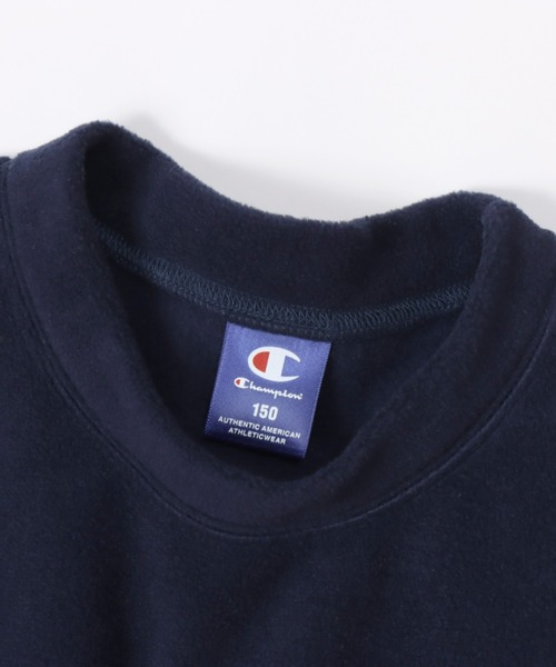 Champion(チャンピオン)の「Champion/チャンピオン キッズ フリースクルーネックトップス(その他トップス・キッズ・ネイビー/アイボリー/ブラック・120cm/130cm/140cm/150cm/160cm)」の12枚目の写真