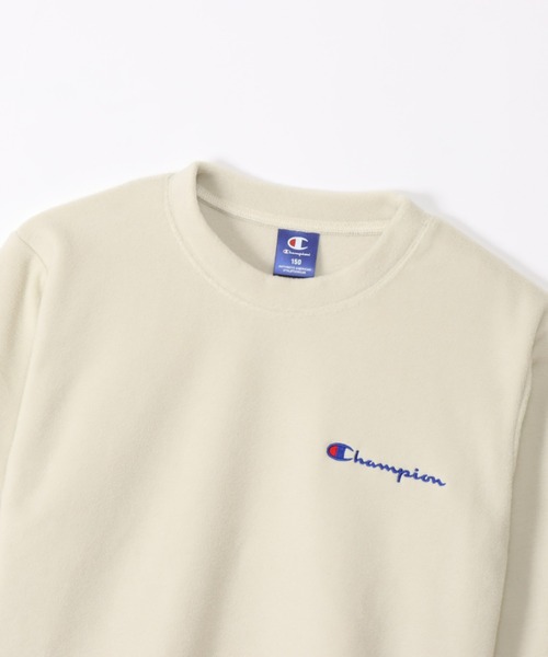 Champion(チャンピオン)の「Champion/チャンピオン キッズ フリースクルーネックトップス(その他トップス・キッズ・ネイビー/アイボリー/ブラック・120cm/130cm/140cm/150cm/160cm)」の8枚目の写真