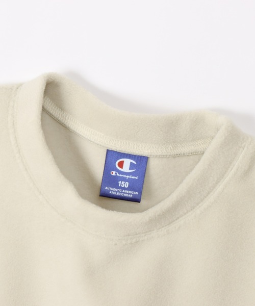 Champion(チャンピオン)の「Champion/チャンピオン キッズ フリースクルーネックトップス(その他トップス・キッズ・ネイビー/アイボリー/ブラック・120cm/130cm/140cm/150cm/160cm)」の9枚目の写真