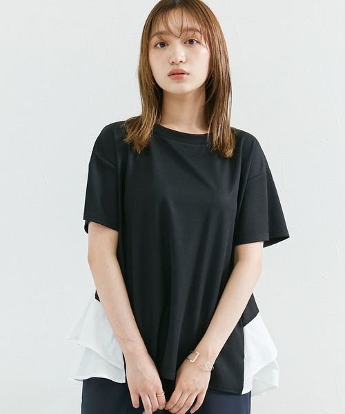 INCEDE(インシード)の「半袖カットソー(Tシャツ/カットソー・レディース・オフホワイト・4L)」の8枚目の写真