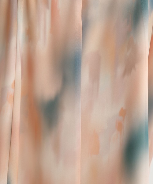 Andemiu(アンデミュウ)の「アブストラクトガラワンピース125645(ワンピース・レディース・グレー/ピンク・FREE)」の6枚目の写真