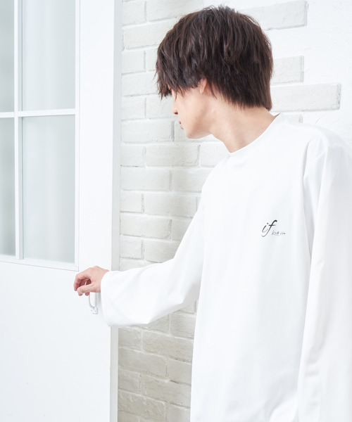 NIDO（ニド）の「if×NIDO フレアスリーブロンT（Tシャツ/カットソー・メンズ・ホワイト/ブラック・LARGE/MEDIUM）」の7枚目の写真