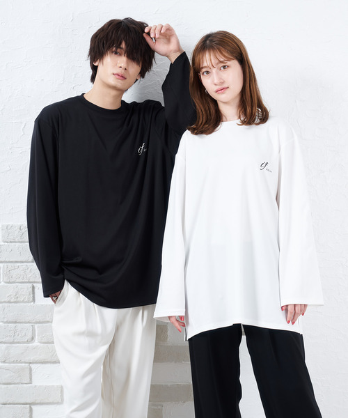 NIDO（ニド）の「if×NIDO フレアスリーブロンT（Tシャツ/カットソー・メンズ・ホワイト/ブラック・LARGE/MEDIUM）」の8枚目の写真