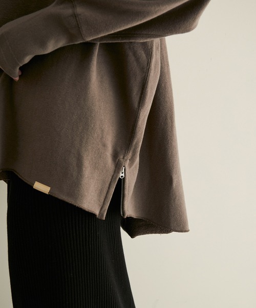 【AmericanaforSALON】別注サイドジップロゴスウェット