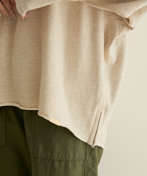 AMERICANA（アメリカーナ）の「【Americana for SALON】[ご好評につき追加決定！]別注サイドジップロゴスウェット（スウェット・レディース・グレー/オフホワイト/ブラウン・FREE）」の11枚目の写真