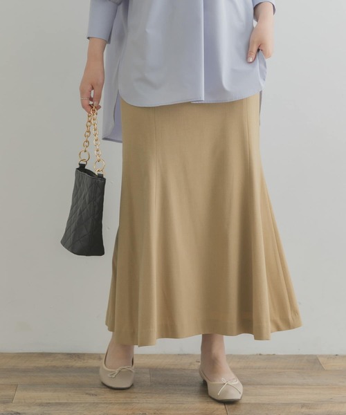 F by ROSSO(エフバイロッソ)の「F by ROSSO ストレッチマーメイドスカート(スカート・レディース・ダークブラウン/ベージュ・38/36)」の10枚目の写真