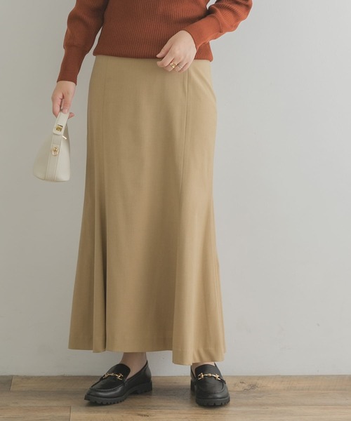 F by ROSSO(エフバイロッソ)の「F by ROSSO ストレッチマーメイドスカート(スカート・レディース・ダークブラウン/ベージュ・38/36)」の16枚目の写真