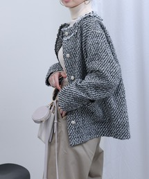 セットアップ対応 / ツイードジャケット