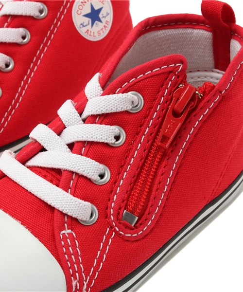 CONVERSE（コンバース）の「ベビー キッズ コンバース オールスター CONVERSE BABY ALL STAR RZ（スニーカー・キッズ・オフホワイト/レッド/ブラック・13.5㎝/15cm/14cm/14.5㎝/12cm/13cm/12.5cm）」の11枚目の写真