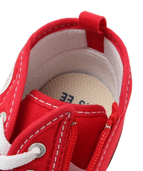CONVERSE（コンバース）の「ベビー キッズ コンバース オールスター CONVERSE BABY ALL STAR RZ（スニーカー・キッズ・オフホワイト/レッド/ブラック・13.5㎝/15cm/14cm/14.5㎝/12cm/13cm/12.5cm）」の12枚目の写真