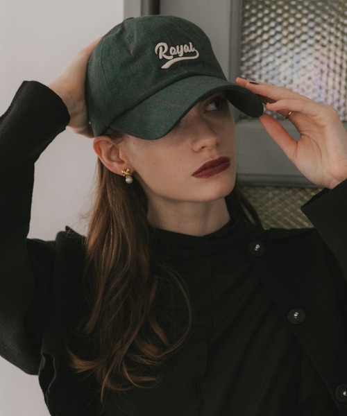 Cheek(チーク)の「ロゴキャップ(キャップ・レディース・ベージュ/レッド/グリーン/チャコールグレー・FREE)」の10枚目の写真