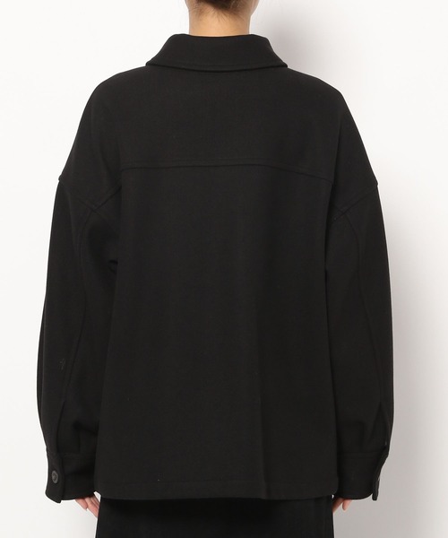 PAGEBOY（ページボーイ）の「ウーリーテックワークコート（ダウンジャケット/コート・レディース・オフホワイト/ブラック・FREE）」の11枚目の写真