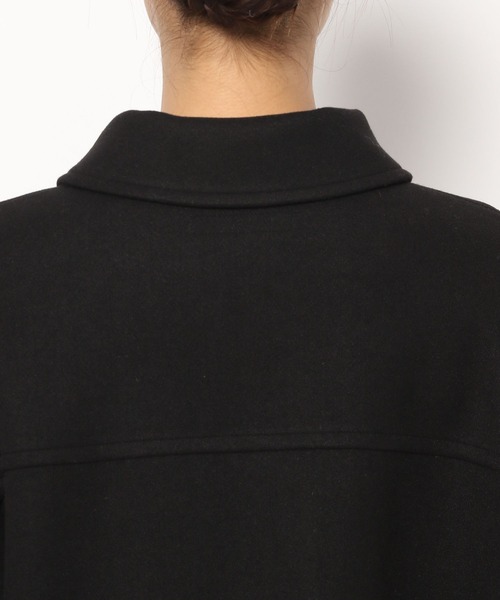 PAGEBOY（ページボーイ）の「ウーリーテックワークコート（ダウンジャケット/コート・レディース・オフホワイト/ブラック・FREE）」の13枚目の写真