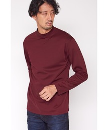 HIGH STREET∴シルケットポンチ長袖モックネック