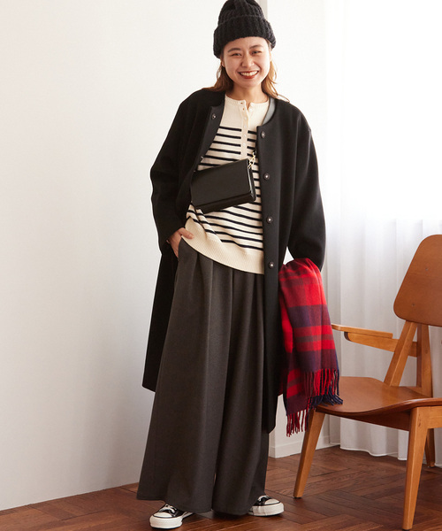 JOURNALSTANDARD relume｜ノーカラーコート XL LANA JOURNALSTANDARD relume｜ノーカラーコート XL LANA