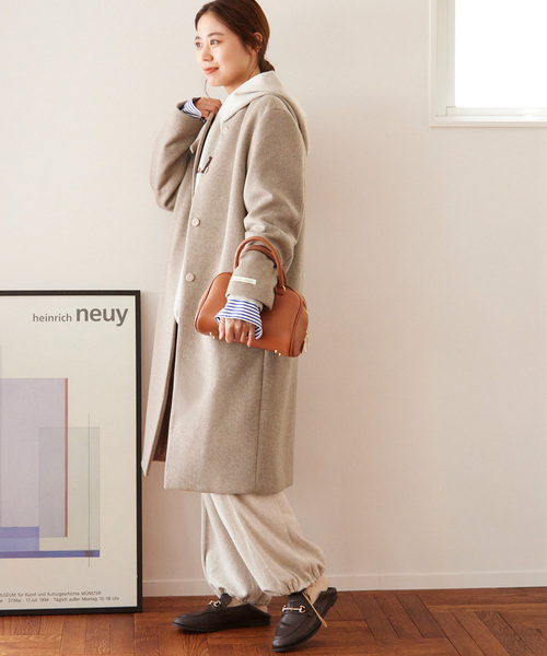Spick & Span ベージュ ダブルブレストコート
